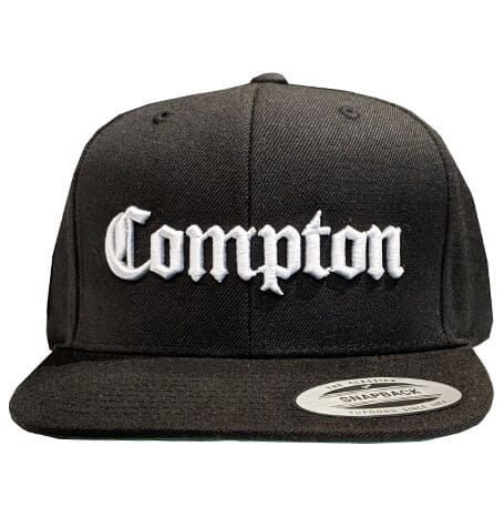 Compton California Black Snapback cap | Da'Cave Store Singapore